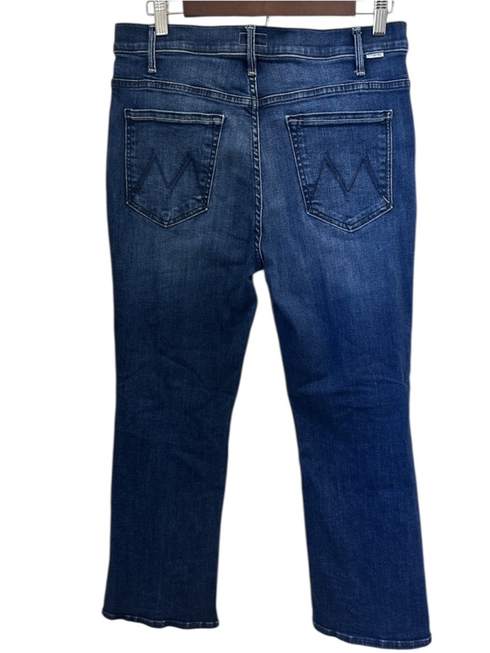 MOTHER Lil Hustler Ankle Jeans Heirloom Wash Denim Womens Size 31 - Picture 2 of 9